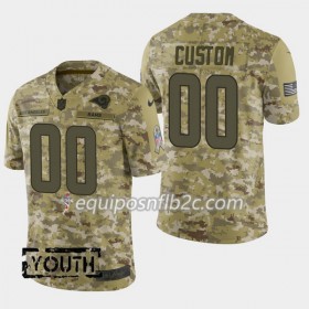 Camiseta Niño NFL Los Angeles Rams Personalizar Nike Salute to Service